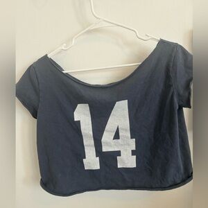 Off shoulder Pacsun Crop Tee